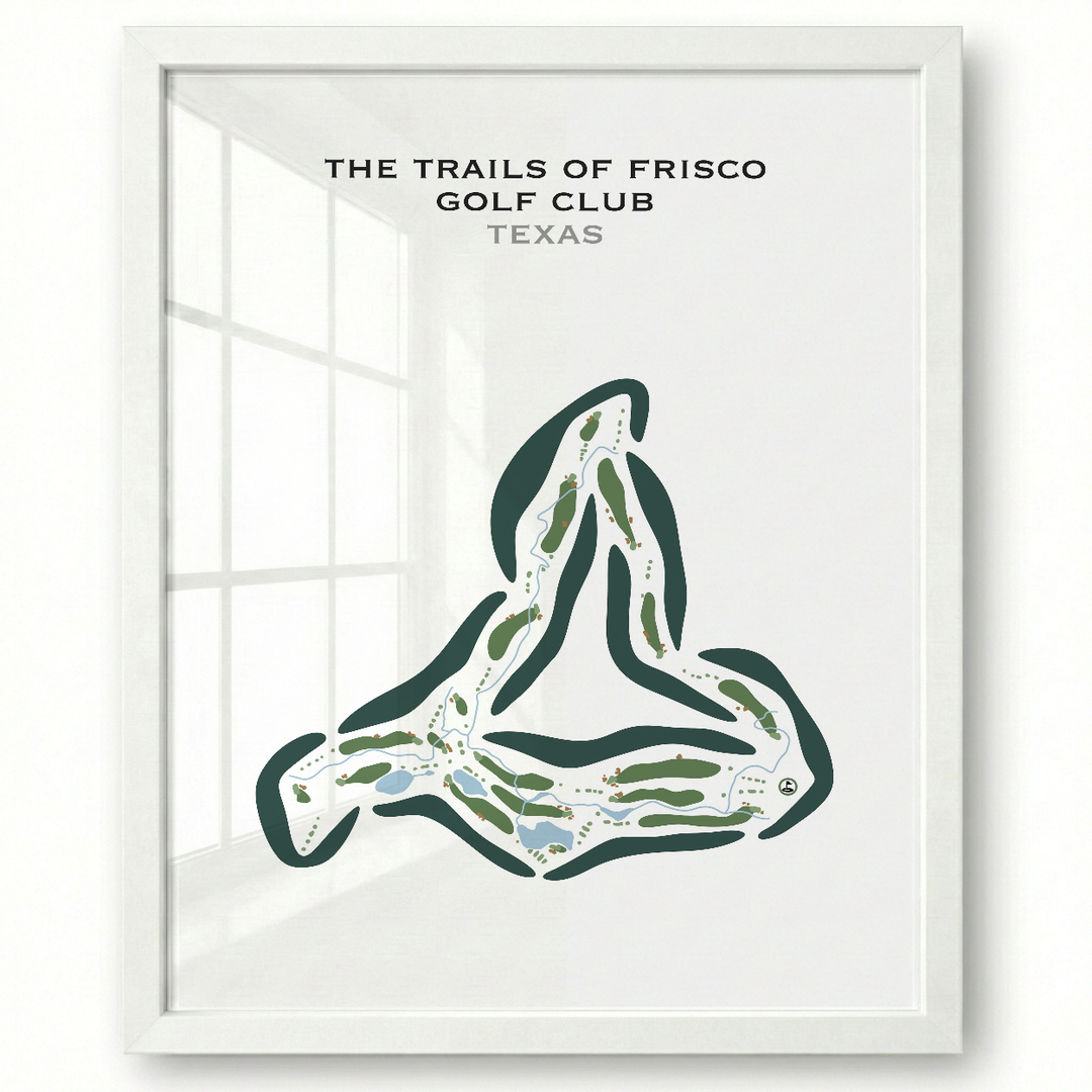 The Trails of Frisco Golf Club, Texas - Printed Golf Courses