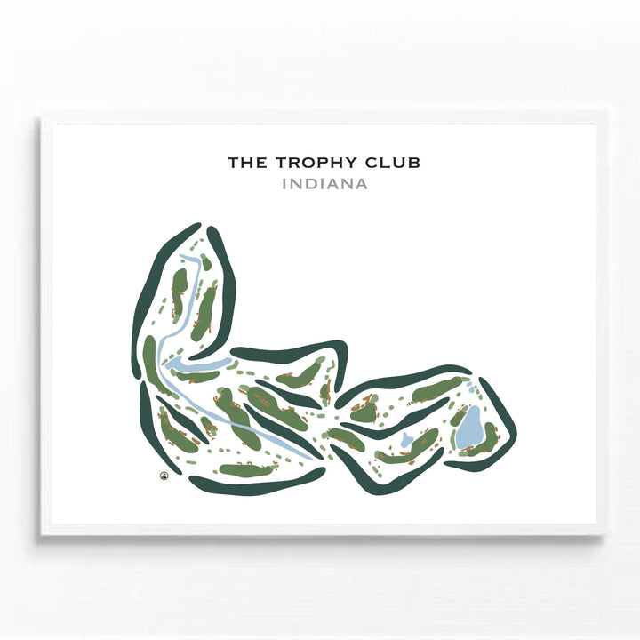 The Trophy Club, Indiana - Printed Golf Courses