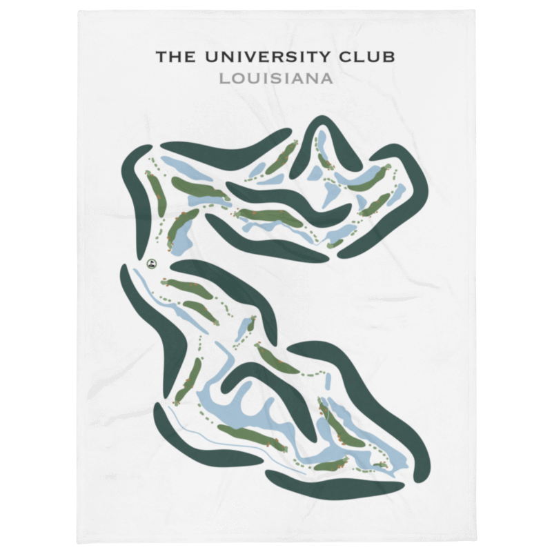 The University Club, Louisiana - Printed Golf Courses