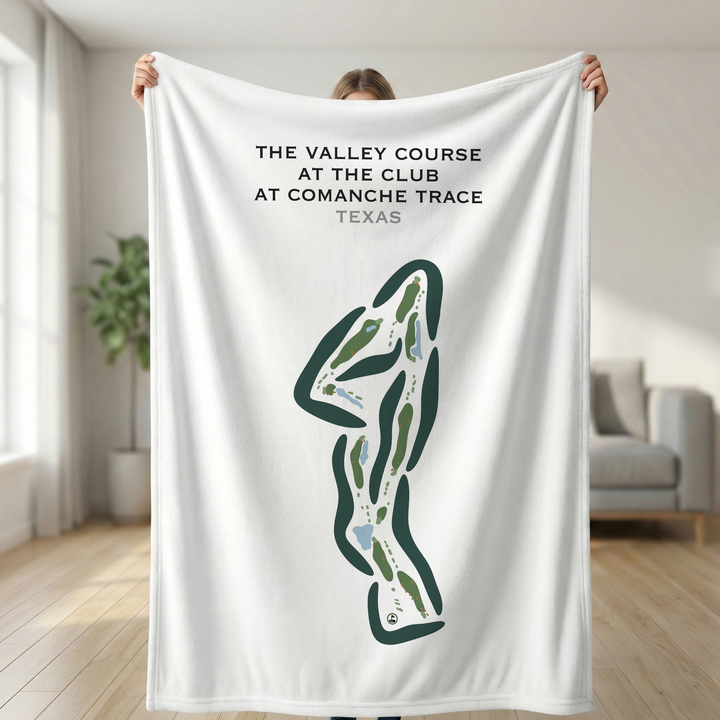 The Valley Course at The Club At Comanche Trace, Texas - Printed Golf Courses