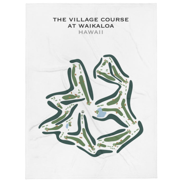The Village Course at Waikoloa, Hawaii - Printed Golf Course