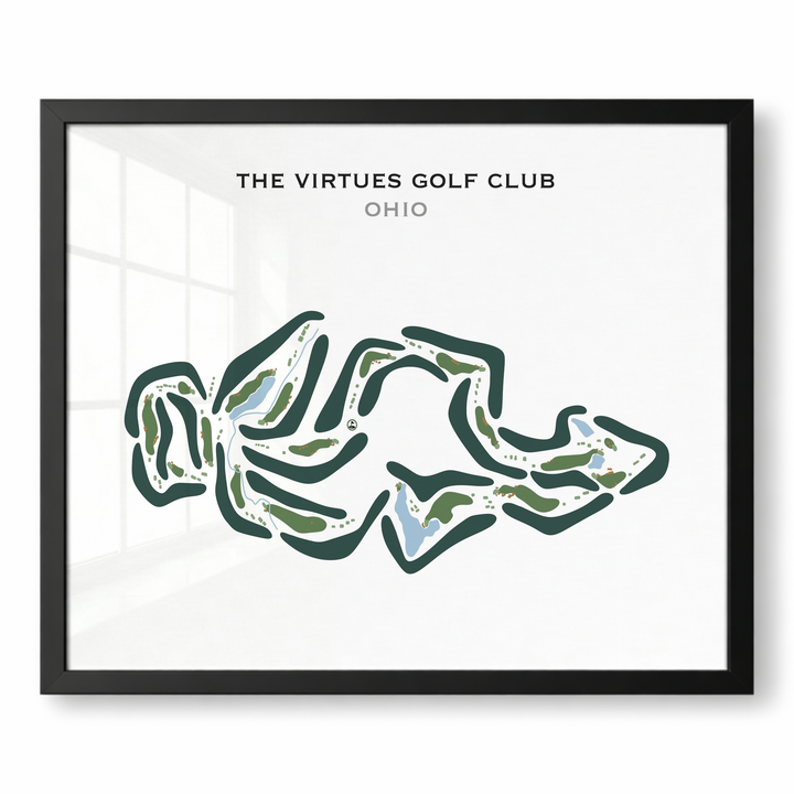 The Virtues Golf Club, Ohio - Printed Golf Courses