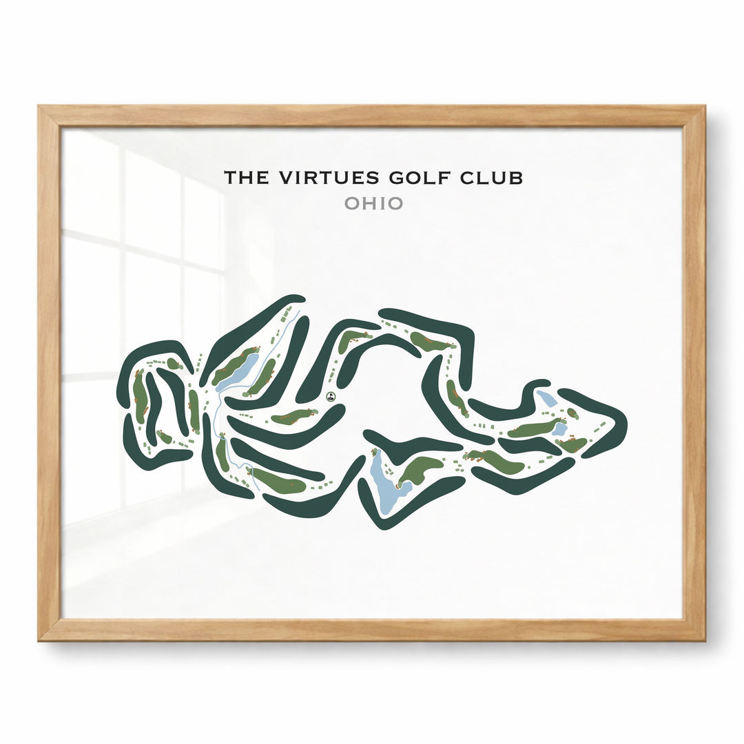 The Virtues Golf Club, Ohio - Printed Golf Courses