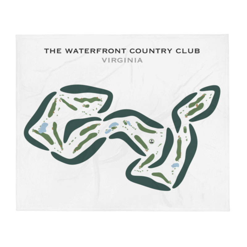 Waterfront Country Club, Virginia - Printed Golf Courses