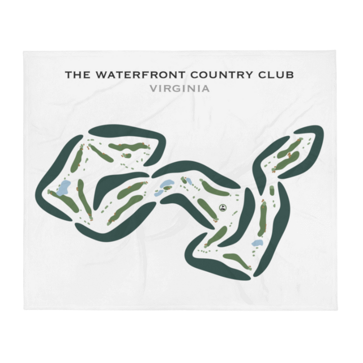 Waterfront Country Club, Virginia - Printed Golf Courses