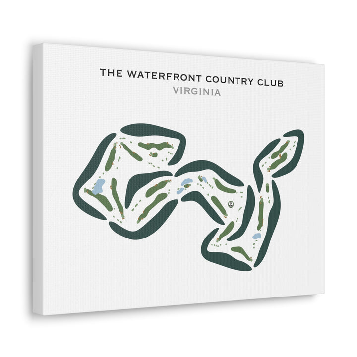 Waterfront Country Club, Virginia - Printed Golf Courses