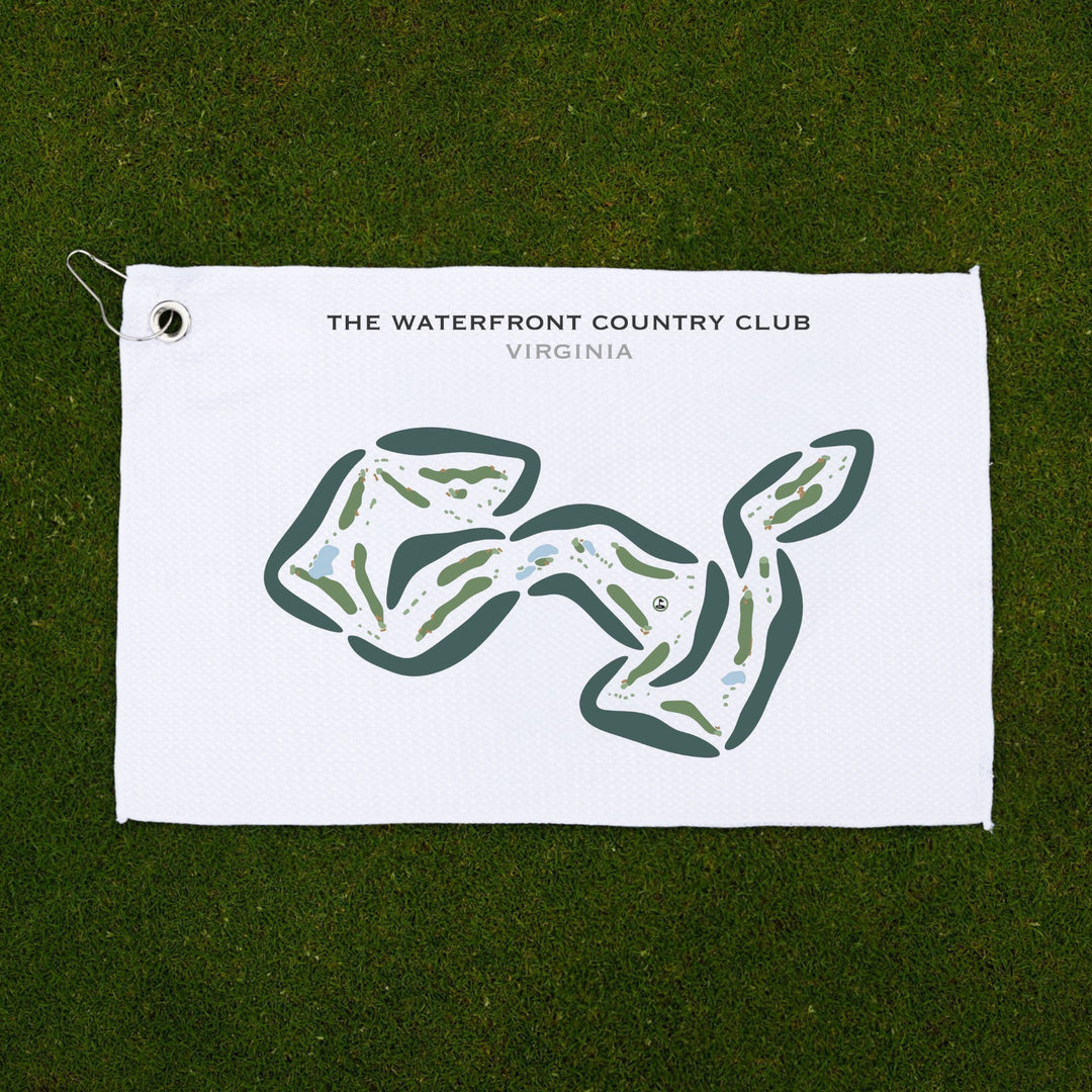 Waterfront Country Club, Virginia - Printed Golf Courses