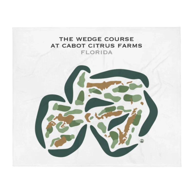 The Wedge Course at Cabot Citrus Farms, Florida - Printed Golf Courses