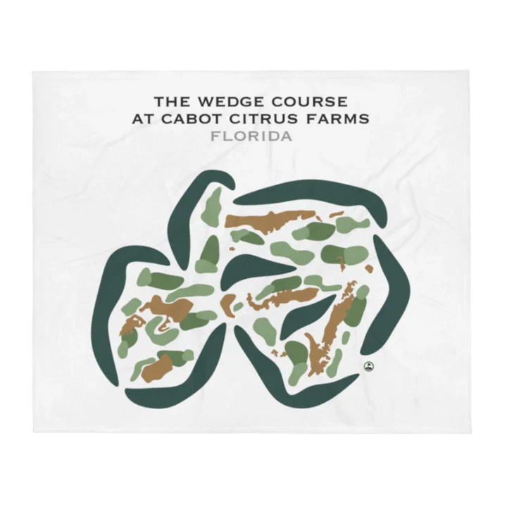 The Wedge Course at Cabot Citrus Farms, Florida - Printed Golf Courses
