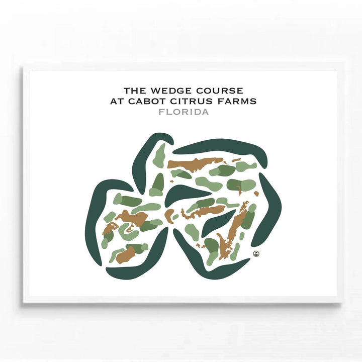 The Wedge Course at Cabot Citrus Farms, Florida - Printed Golf Courses