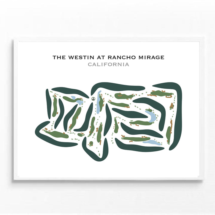 The Westin Rancho Mirage Golf Resort & Spa, California - Printed Golf Courses