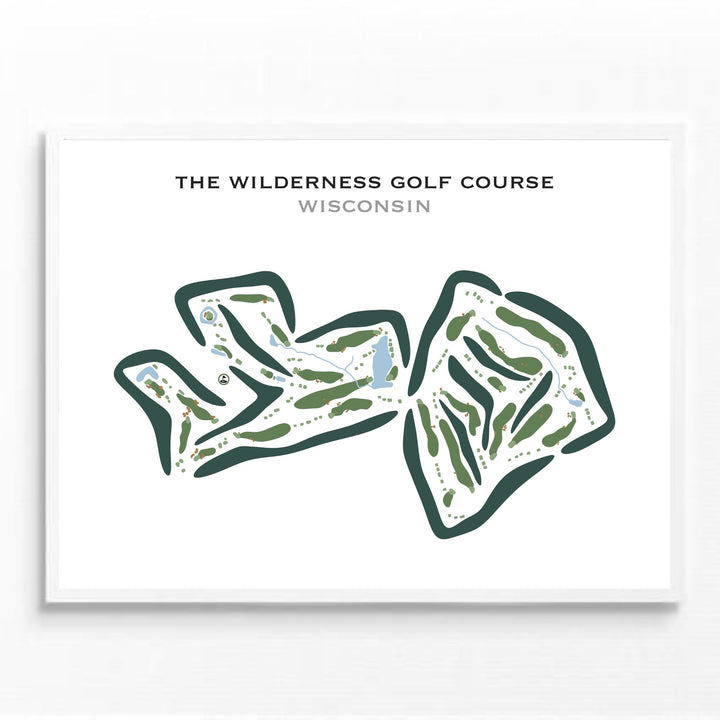 The Wilderness Golf Course, Wisconsin - Printed Golf Courses