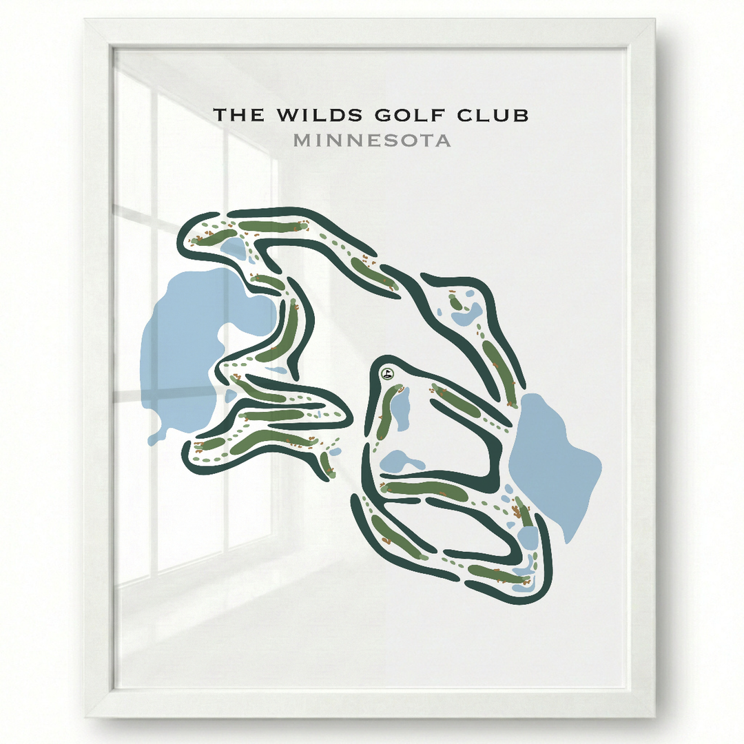 The Wilds Golf Club, Minnesota - Printed Golf Courses