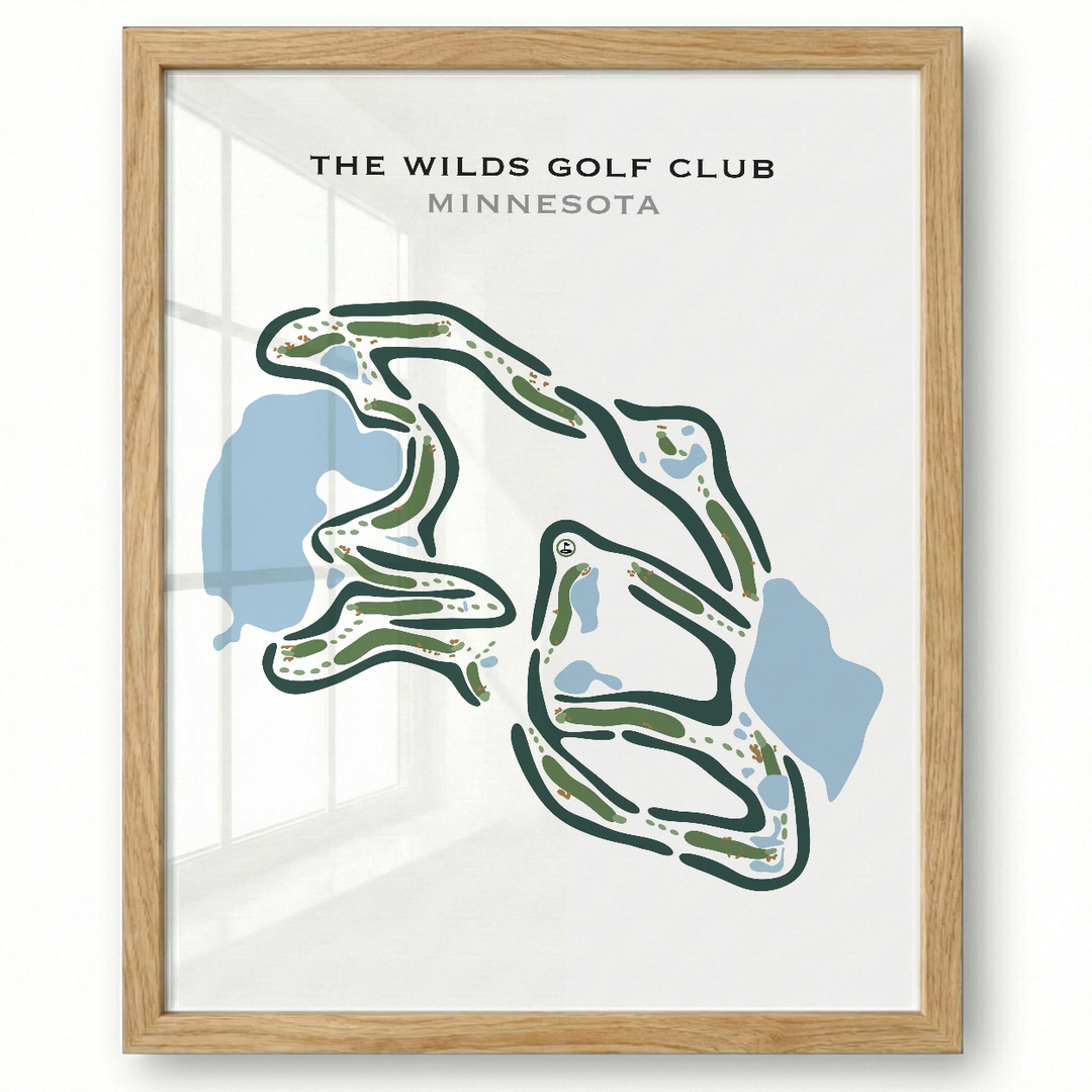 The Wilds Golf Club, Minnesota - Printed Golf Courses