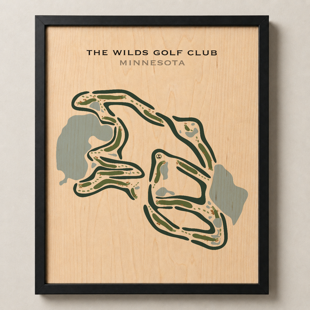 The Wilds Golf Club, Minnesota - Printed Golf Courses