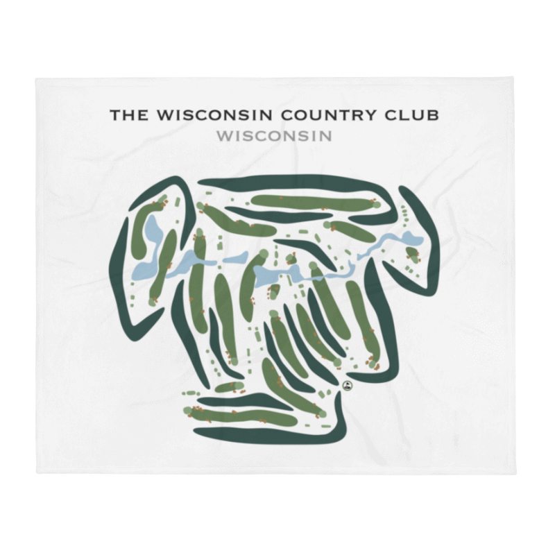 The Wisconsin Country Club, Wisconsin - Printed Golf Courses