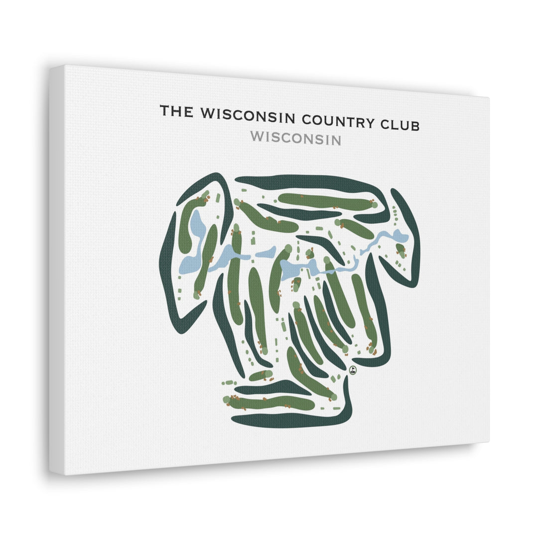 The Wisconsin Country Club, Wisconsin - Printed Golf Courses