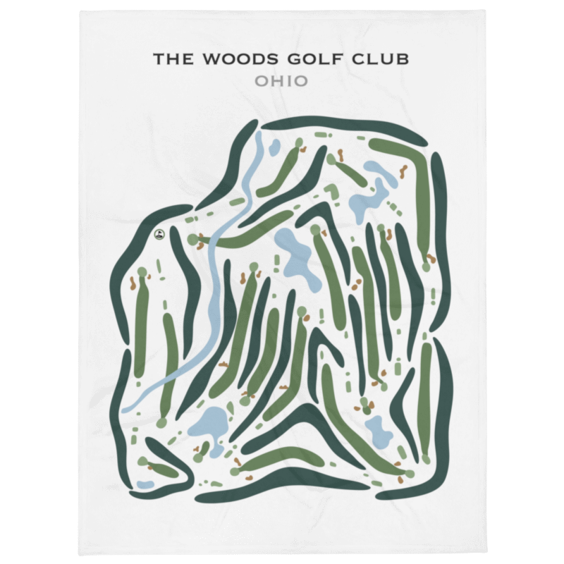 The Woods Golf Club, Ohio - Printed Golf Courses