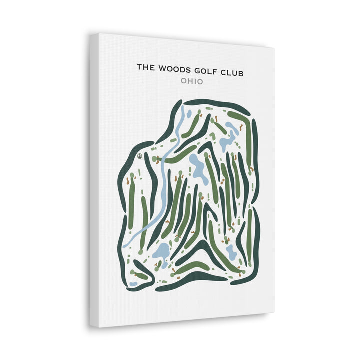 The Woods Golf Club, Ohio - Printed Golf Courses