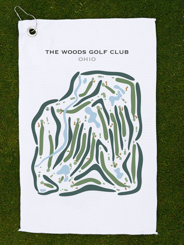 The Woods Golf Club, Ohio - Printed Golf Courses