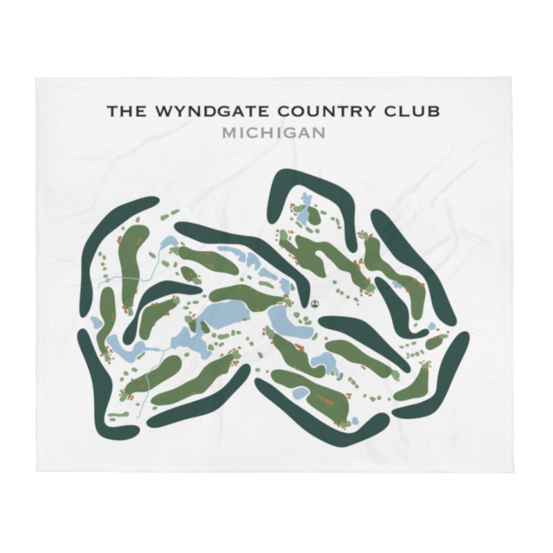 The Wyndgate Country Club, Michigan - Printed Golf Courses