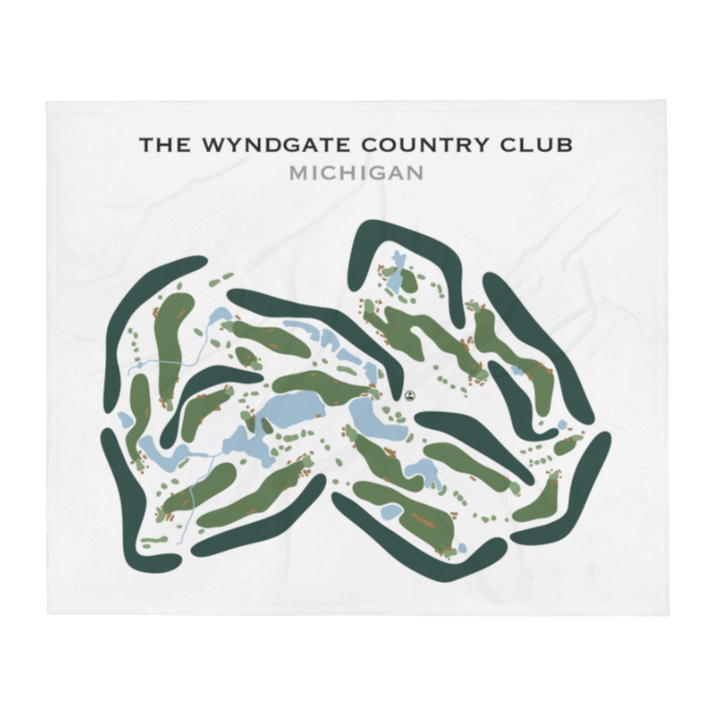 The Wyndgate Country Club, Michigan - Printed Golf Courses