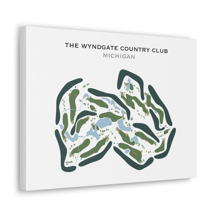 The Wyndgate Country Club, Michigan - Printed Golf Courses