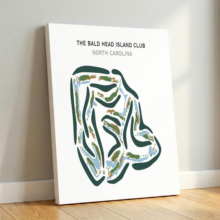 The Bald Head Island Club, North Carolina - Printed Golf Courses