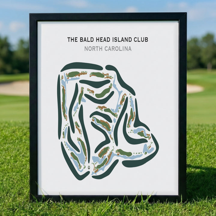 The Bald Head Island Club, North Carolina - Printed Golf Courses