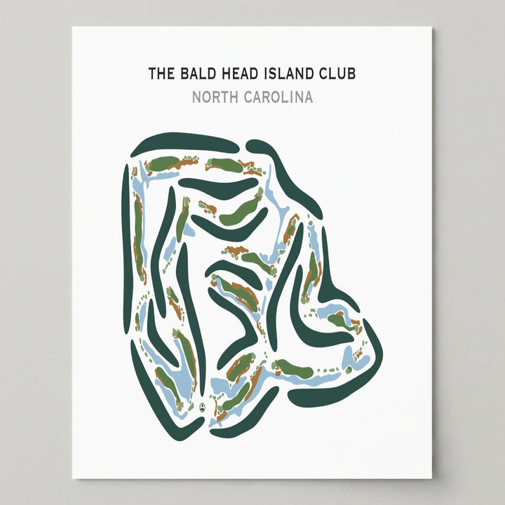 The Bald Head Island Club, North Carolina - Printed Golf Courses