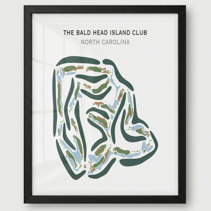 The Bald Head Island Club, North Carolina - Printed Golf Courses
