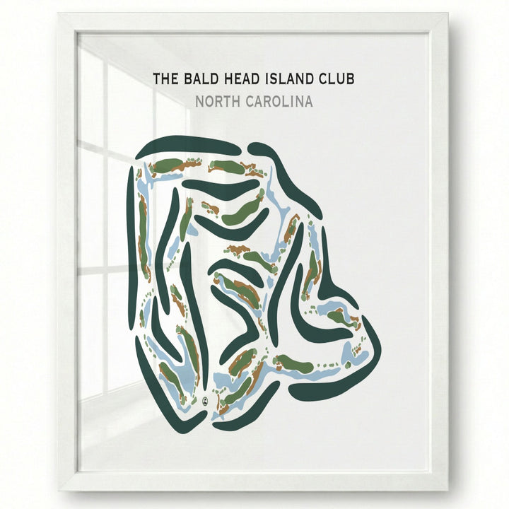 The Bald Head Island Club, North Carolina - Printed Golf Courses