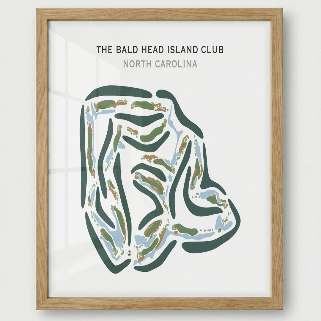 The Bald Head Island Club, North Carolina - Printed Golf Courses