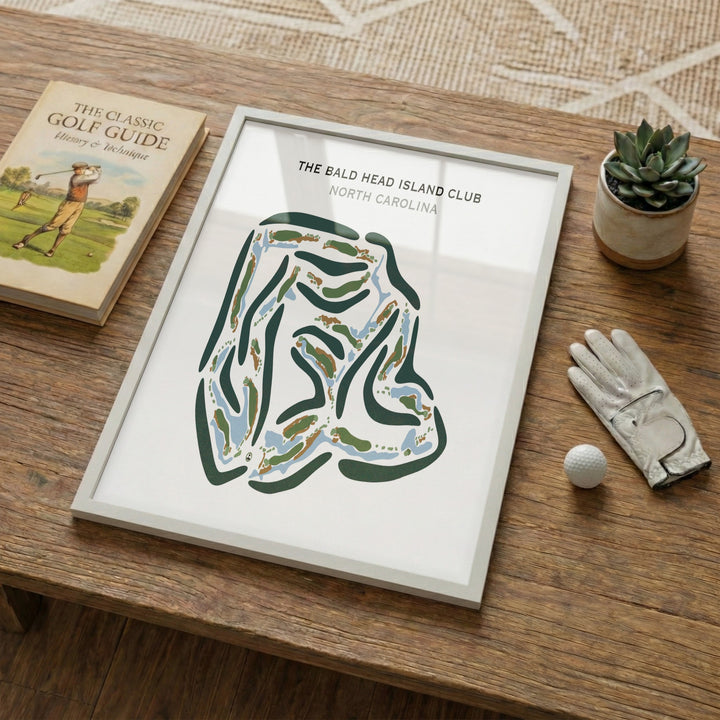 The Bald Head Island Club, North Carolina - Printed Golf Courses