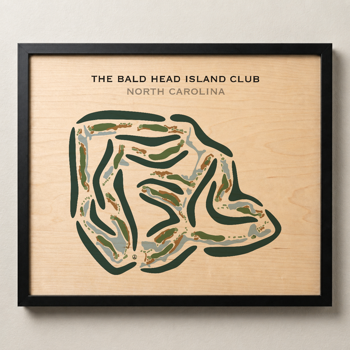 The Bald Head Island Club, North Carolina - Printed Golf Courses