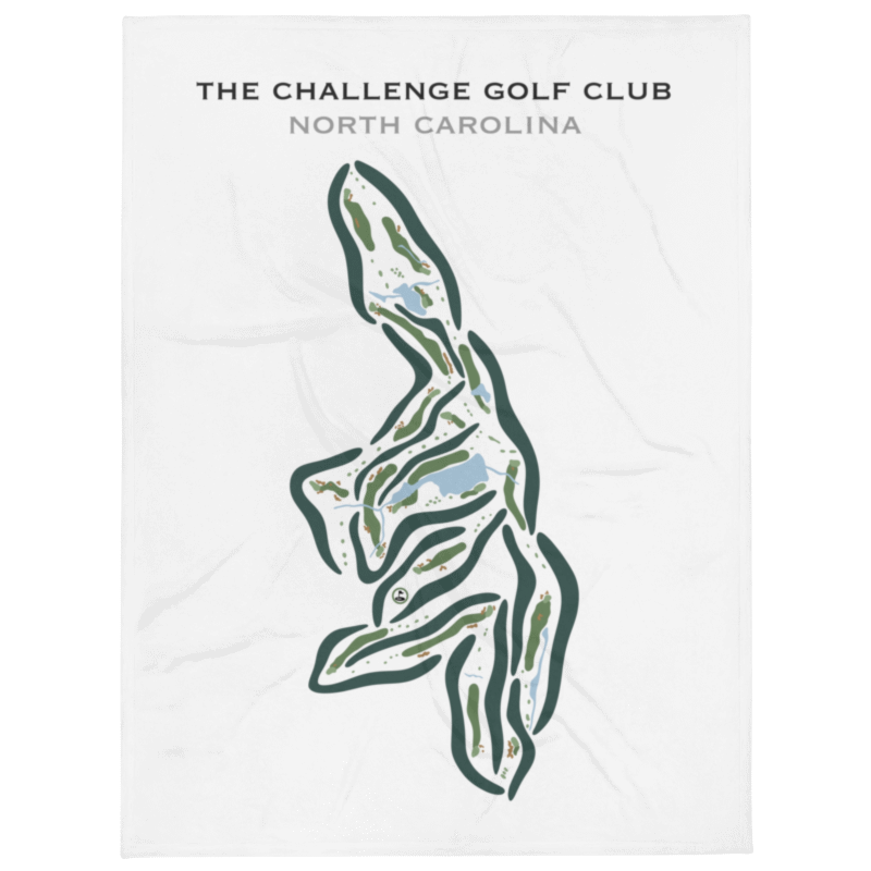 The Challenge Golf Club, Graham North Carolina - Printed Golf Courses