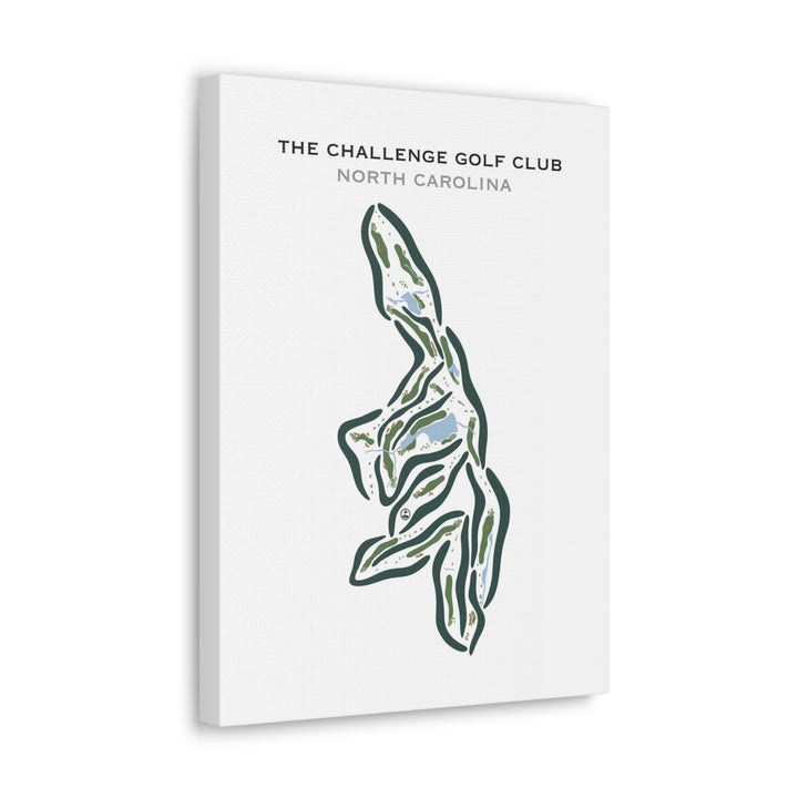 The Challenge Golf Club, Graham North Carolina - Printed Golf Courses