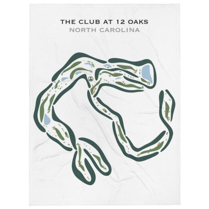 The Club at 12 Oaks, North Carolina - Printed Golf Courses - Golf Course Prints