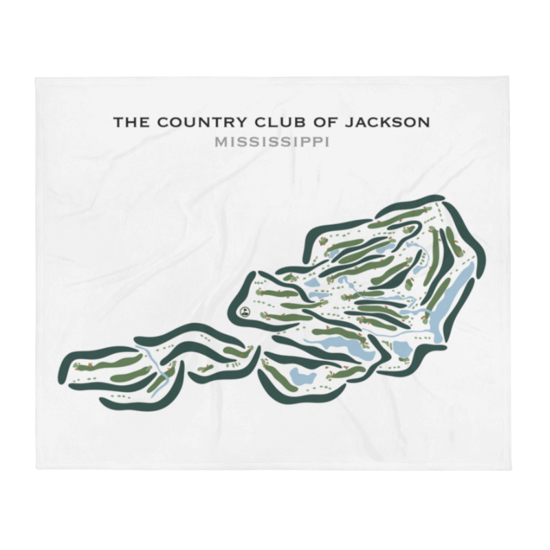 The Country Club of Jackson, Mississippi - Printed Golf Courses