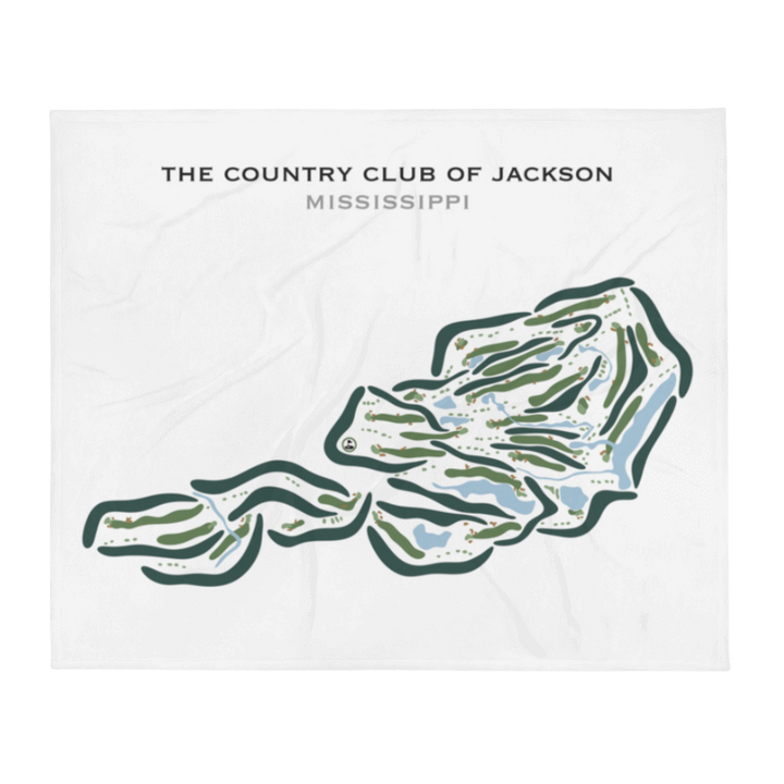 The Country Club of Jackson, Mississippi - Printed Golf Courses