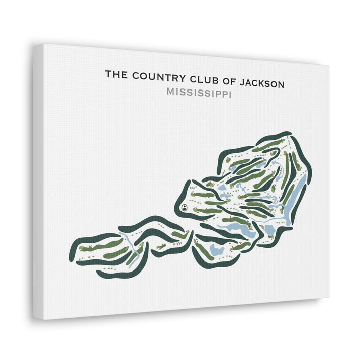 The Country Club of Jackson, Mississippi - Printed Golf Courses