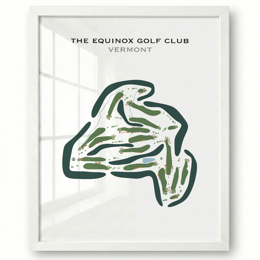 The Equinox Club‎, Vermont - Printed Golf Courses