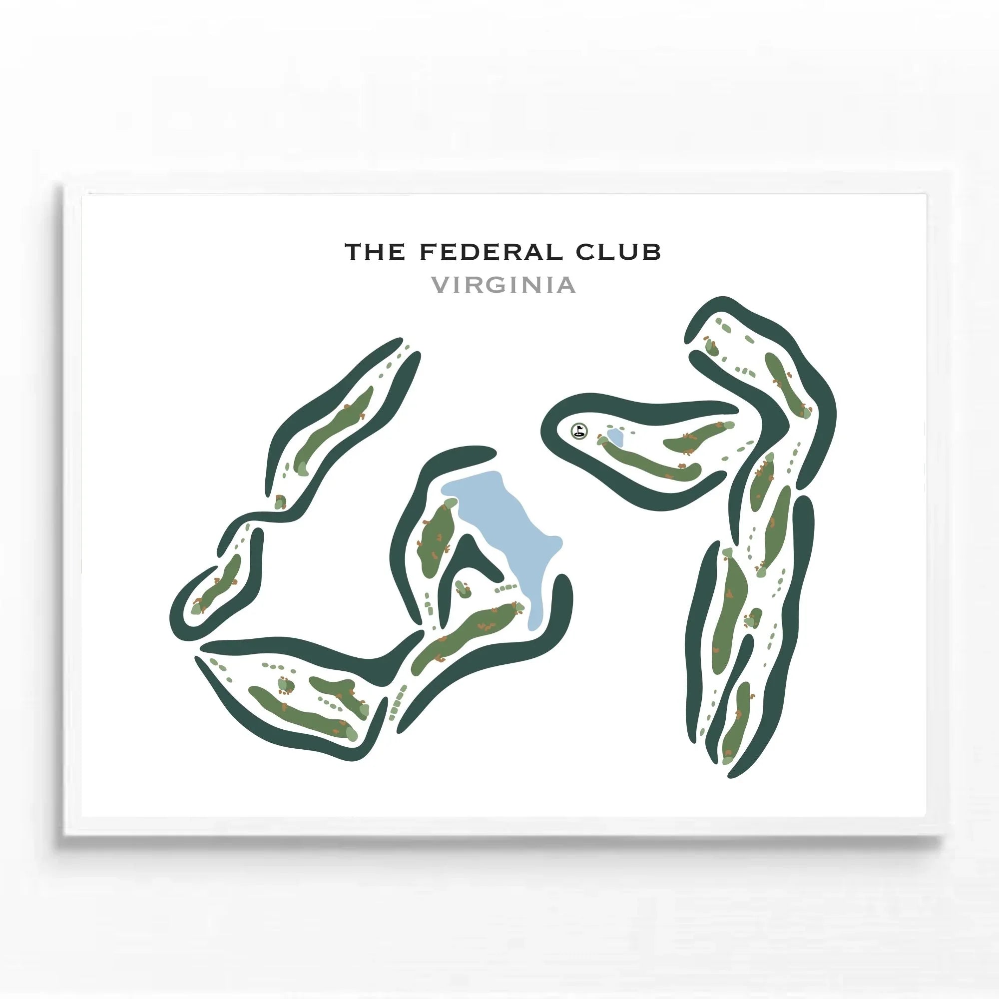 The Federal Club, Virginia Golf Course Maps and Prints
