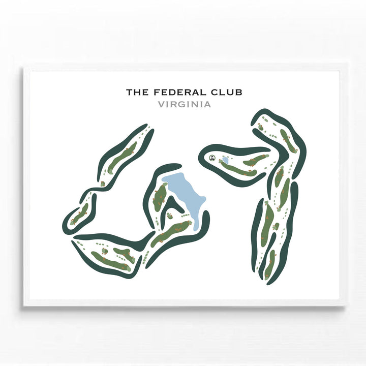 The Federal Club, Virginia - Printed Golf Courses