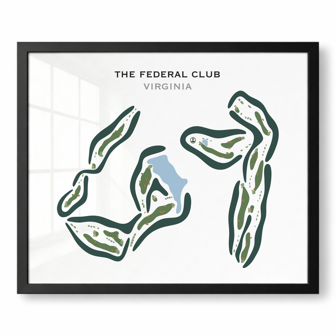 The Federal Club, Virginia - Printed Golf Courses