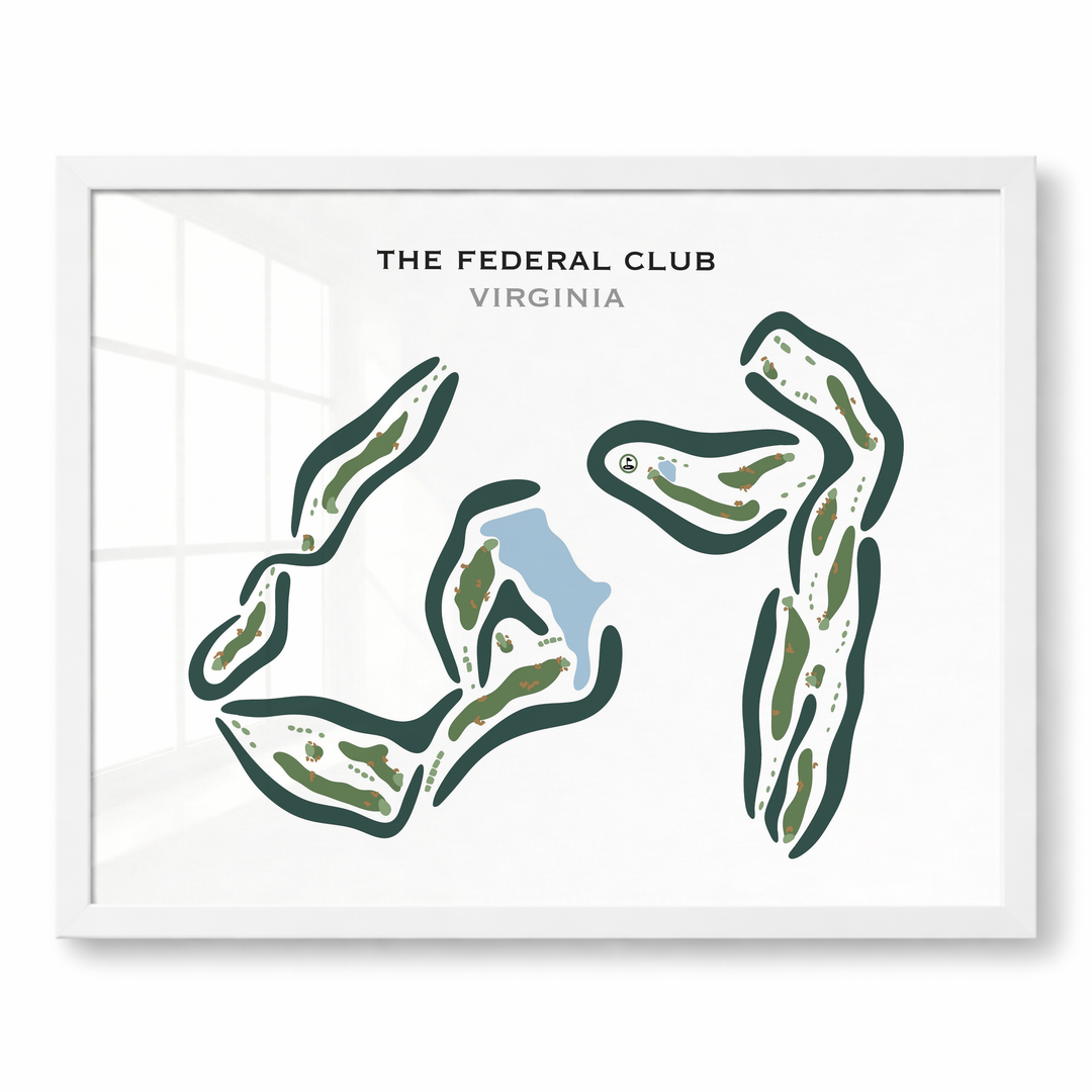 The Federal Club, Virginia - Printed Golf Courses