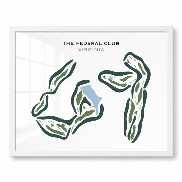 The Federal Club, Virginia - Printed Golf Courses