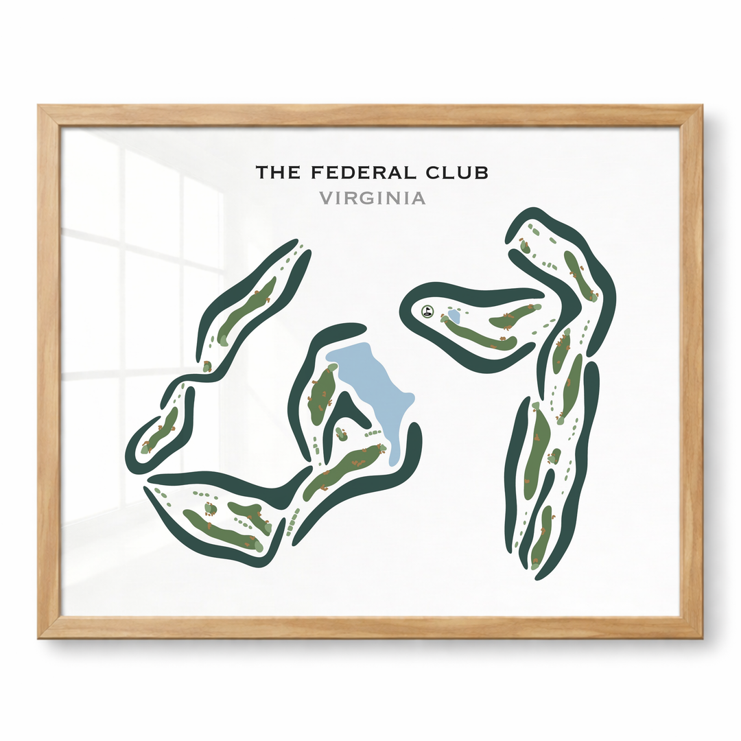 The Federal Club, Virginia - Printed Golf Courses