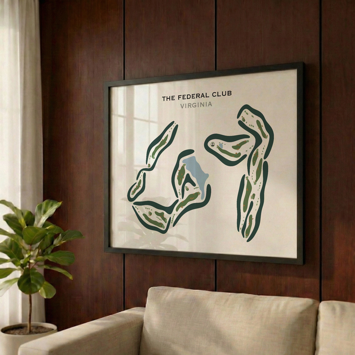 The Federal Club, Virginia - Printed Golf Courses