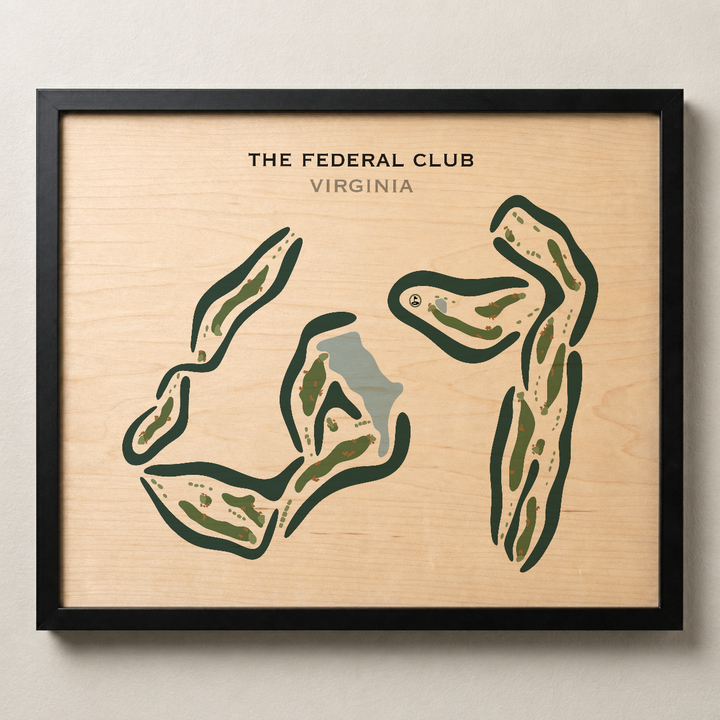 The Federal Club, Virginia - Printed Golf Courses